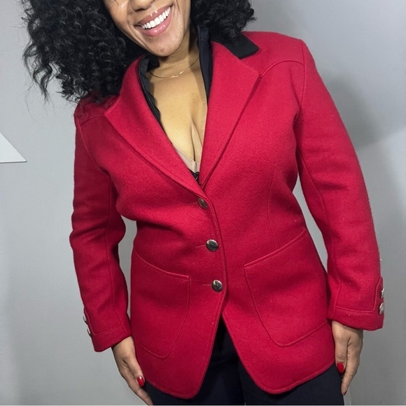 NWT Vintage Red Blazer Jacket Made in Albuquerque Southwestern Western Pioneer - Picture 13 of 14